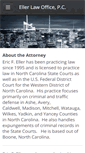 Mobile Screenshot of ericellerlaw.com