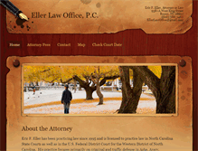 Tablet Screenshot of ericellerlaw.com